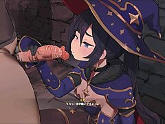 genshin mona gives erotic japanese hentai browjob