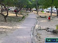 Tiny Thai Teen Picked Up Street Ride Fucked Hard!