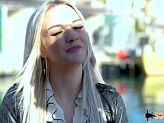 What if this french milf blonde's tiny waist hides a slutty anal craving?