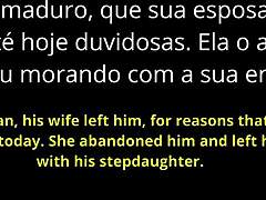 stepdaughter notices stepdad's cock harder for her than ex-wife