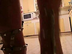 whoa giantess dawnskye1962 finds shrinky dink in kitchen again