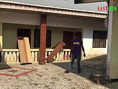 caught wife fucking landlord outdoor bbc cowgirl deepthroat bent over wet?