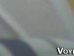 Japanese Cutie Caught Spying Rubbing Pussy Outdoor Hidden Cam