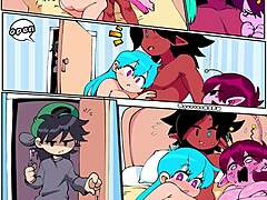 Threeway Group Comic Linkup Fnf Porn Action