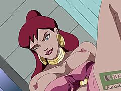 dc giganta dominates in femdom solo masturbation as wonder woman