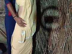 brother-in-law bends sister-in-law over outside for raw doggystyle pussy pounding