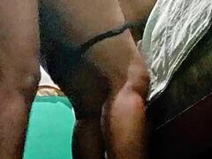 My friend's husband pounds me doggy style rough homemade!