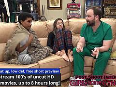 Doctor Aria Nicole and Doctor Tampa Try Latex Gloves Backstage