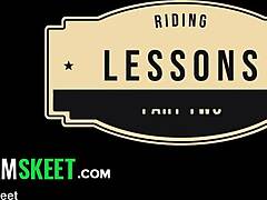 City girl turns farm slut riding stepdad's cock