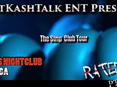 ebony teen striptease turns into ripped clothes monster cock facial party