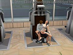 bold gym pussy pounding in public sauna outdoor fuck