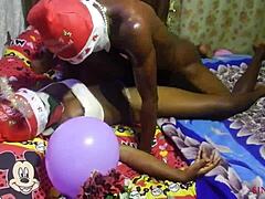 Surprised ex boyfriend with my wet pussy Christmas gift