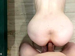 Begging for Creampie in Cute Teen's Tight Ass POV
