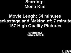 i'm mona kim, dp creampie gapes my pussy and i swallow every drop