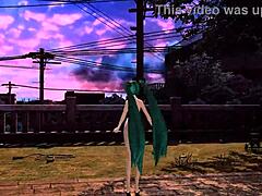 hatsune miku nude mod shows off huge tits ass pussy