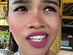 check this cute asian flashing her huge dildo toy