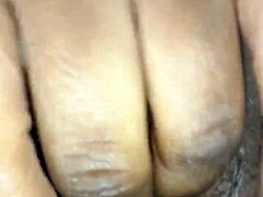 sweet young ebony's wet pussy tempts with creamy allure