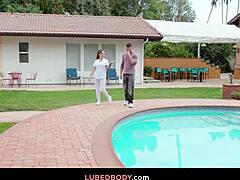 curvaceous bella blu oils client massage!