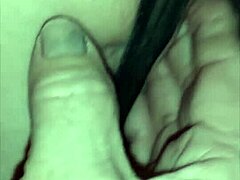 59yo tennessee milf slutwife bent over sawhorse pussy closeup dildo fucked on hidden cam