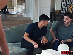 Stepson's Friend Joins to Pound Stepmom's Big Ass?