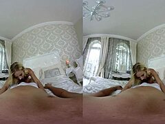 blonde with massive tits takes hardcore pov pounding