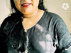 desi wife bent over kitchen for neighbor's big cock deepthroat doggystyle pounding