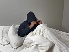 stepmom interrupts to fuck stepson over his girlfriend!