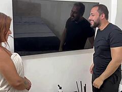 Innocent neighbor fixes internet gets big ass ride as naughty tip