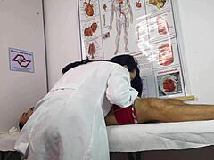 what happens when cute latina nurse sees patient's monster cock?