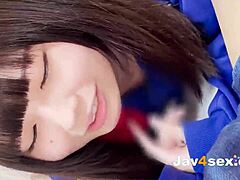 Japanese nympho unleashes intense uncensored blowjob in jav