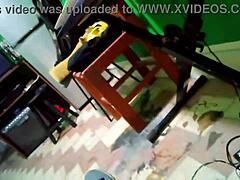 Latina Putita Rides Hard Monster Cock