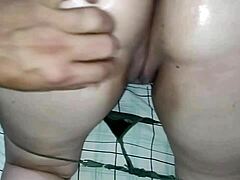 colombian latina milf rides monster bbc doggystyle with creampie moans and rough pounding