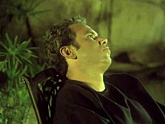 blonde babe rides cock in garden fuck