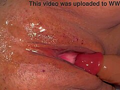 Amateur Japanese Wife's Shaved Pink Pussy Closeup 344 Days Post-Virginity Loss