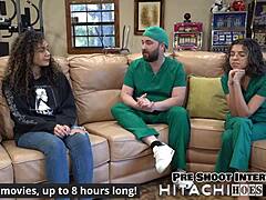 freshman mara luv humiliated with hitachi vibrator to mandatory orgasm pov backstage