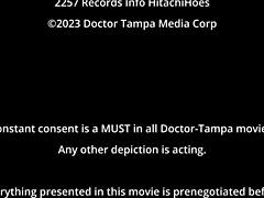 freshman mara luv humiliated with hitachi vibrator to mandatory orgasm pov backstage