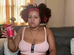 Hey chubby babe, burping and farting after that coke hit you hard?