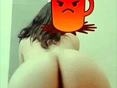 mature mexican doña mary's homemade gym massage erupts in orgasm