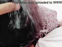 desi wife slurps cock with dirty telugu talk squeezing her juicy boobs