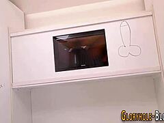 Fucked Whore Sucks Massive BBC Gloryhole Creampie