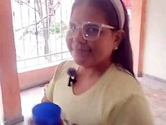 neighbor visit ends in bent over doggystyle pounding while wife works