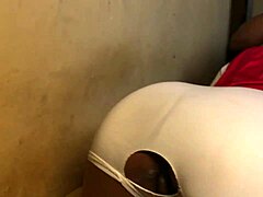 Cheap slut takes backstage BBC gangbang cumloads everywhere