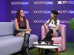 Christy Evans spanks and fucks Dani Ortiz wildly!