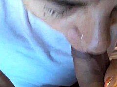 Quick fuck with neighbor lover while husband sleeps nearby