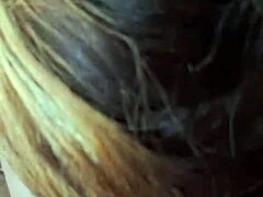 Quick fuck with neighbor lover while husband sleeps nearby