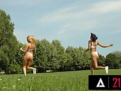 cherry kiss sarah cute crave outdoor lesbian sex