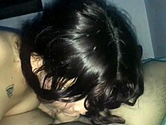 skinny latina rides hermanastro hard after gym swallows every drop 💦😈