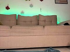 watch this sexy teen in stockings masturbate hard till she cums close-up