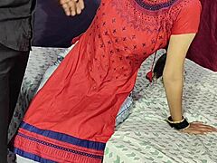 bhabhi sneaks backstage for oiled ass worship domination