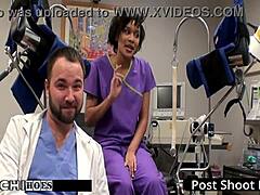 Freshman Nurse Jackie Banes Forces Hitachi Orgasm